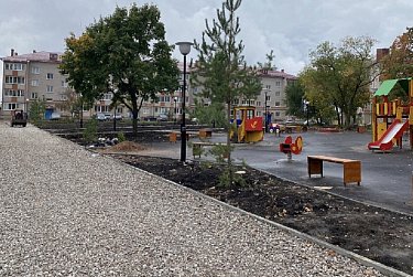В Бугуруслане благоустраивают общественные пространства